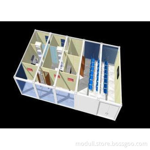 Prefab Building Module Flat Pack Container House For Hospit
